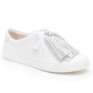 NEW, Loeffler Randall Logan Sneaker - White